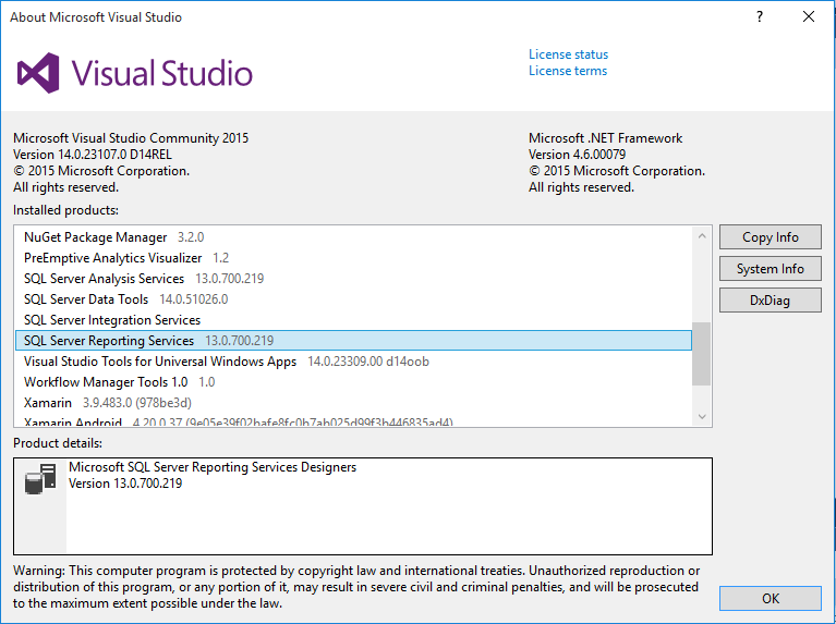 Hodentek: Visual Studio and SQL Server Data Tools for SQL Server 2016 CTP3
