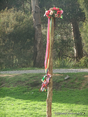 Cherished Hearts At Home: Making a Maypole and how we celebrate...tutorial