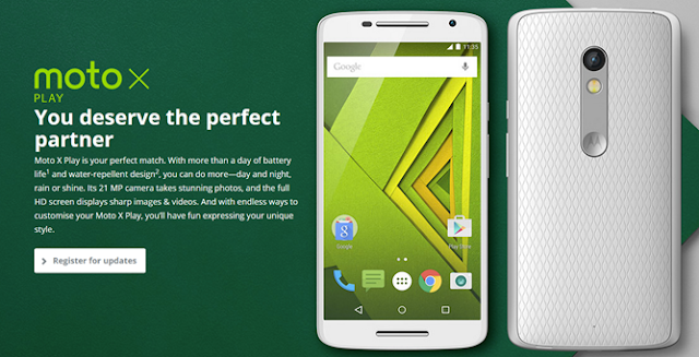 Motorola meluncurkan Moto X Play di India