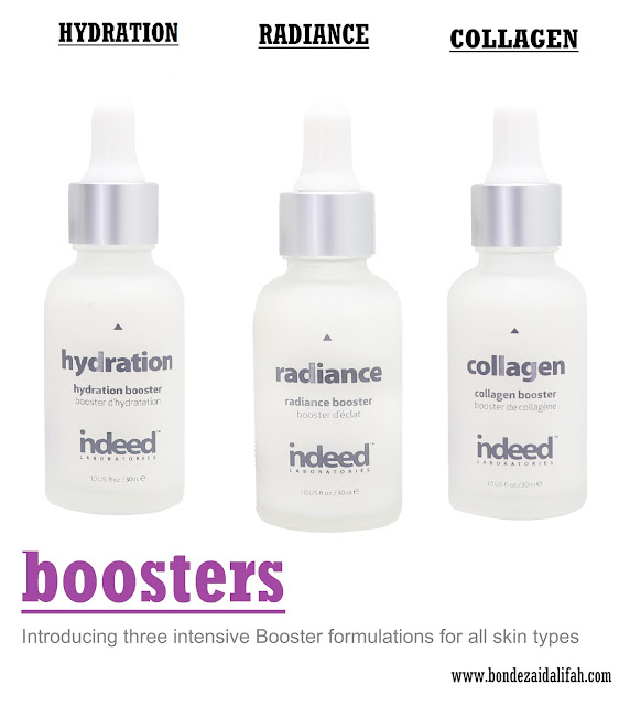 Introducing three intensive Booster formulations for all skin types