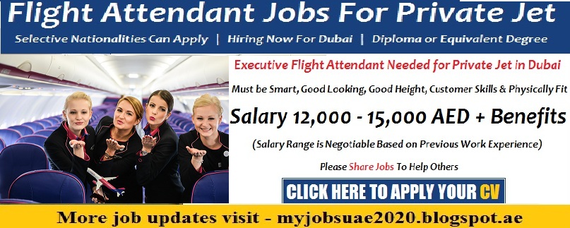 Cabin Crew For Private Jet Airline Jobs In Dubai 2017 Myjobsuae