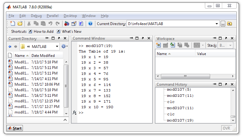 How To Apply FOR LOOP in MATLAB - INFO4EEE