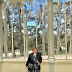 El día que yo fui feliz: outfit con chupa de cuero en el parque del Retiro