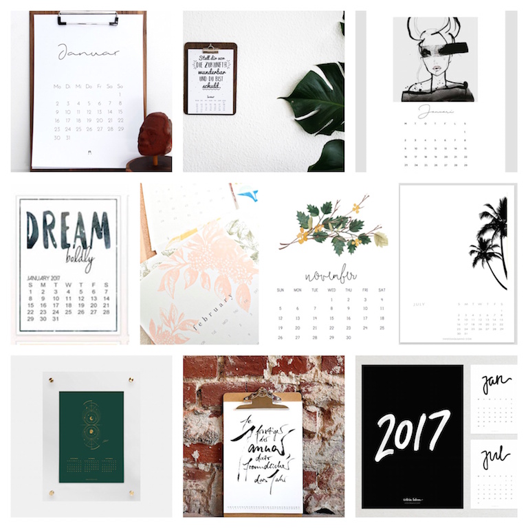 doitbutdoitnow : Die 10 schönsten Kalender zum ausdrucken