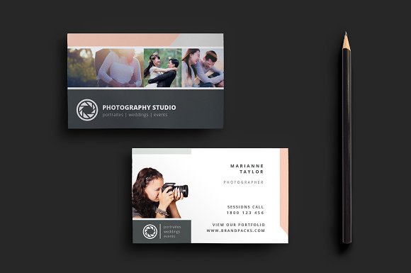 Wedding Photography Templates Business Cards