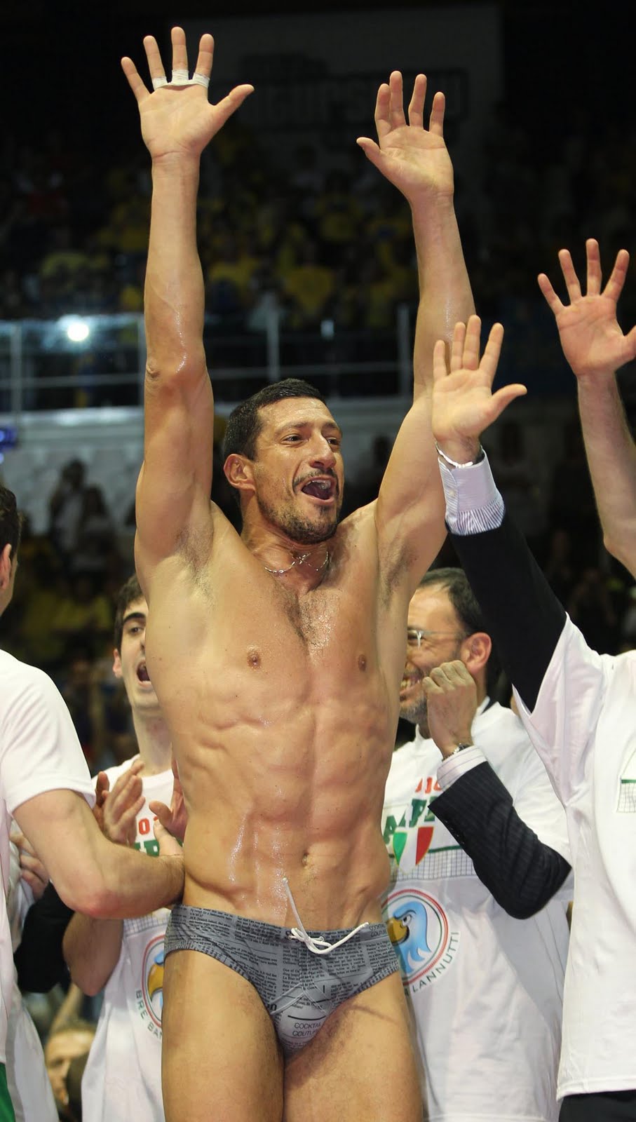 Shirtless Volleyball Stars: Luigi Mastrangelo