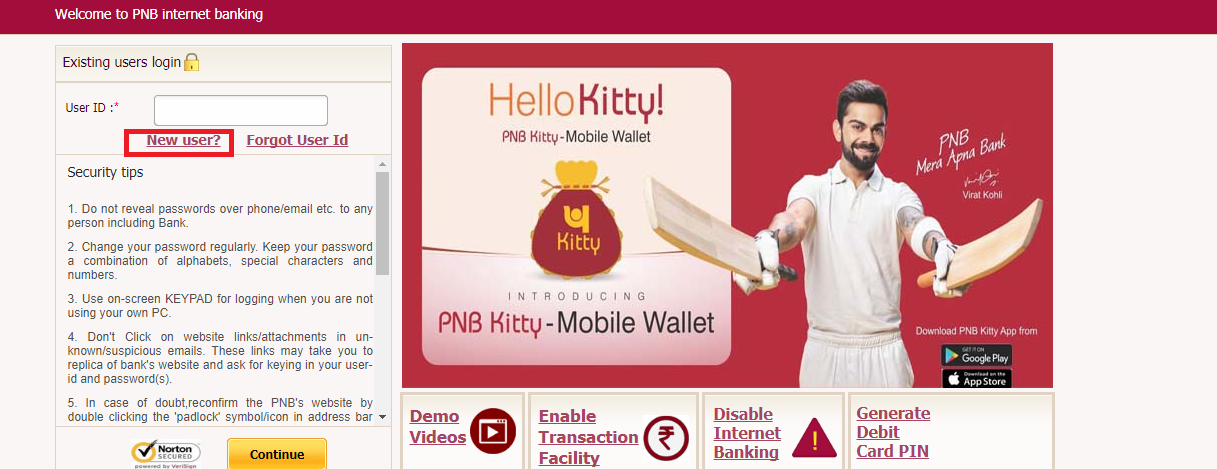 how can activate pnb mobile banking
