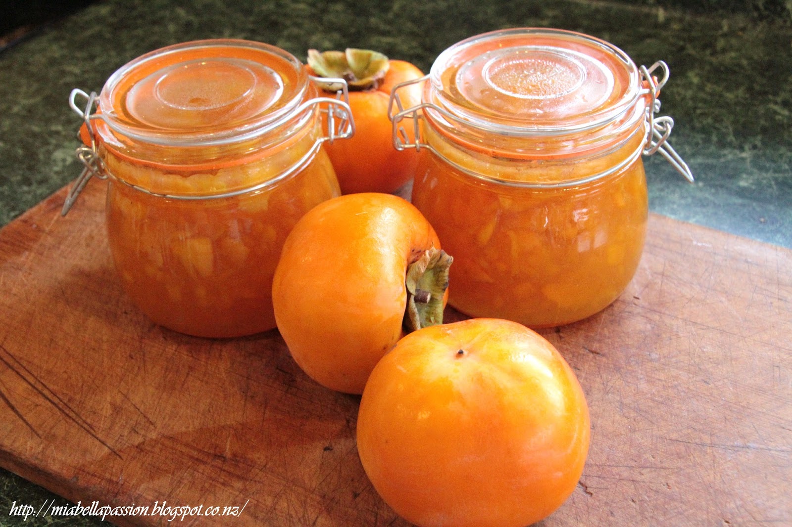 Easy Persimmon Jam...