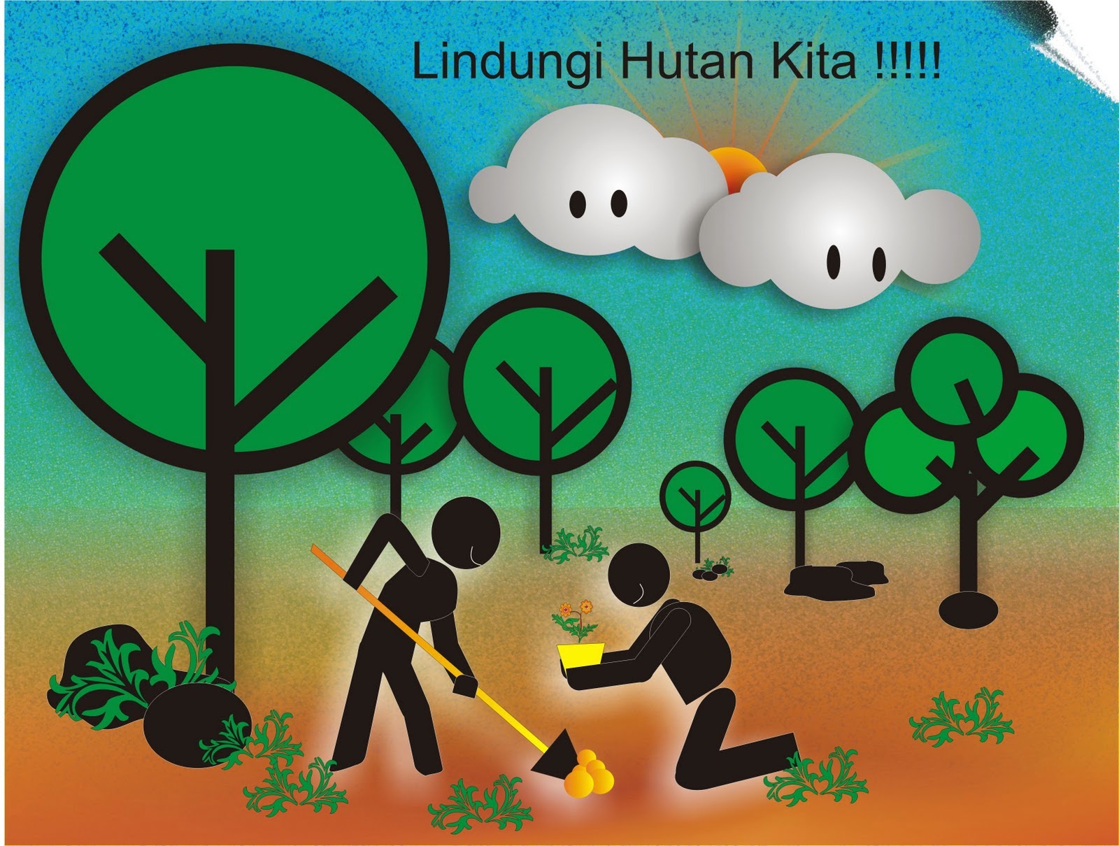 Reboisasi sebagai Solusi Terbaik untuk Mengatasi Deforestasi di Desa Cikoneng.