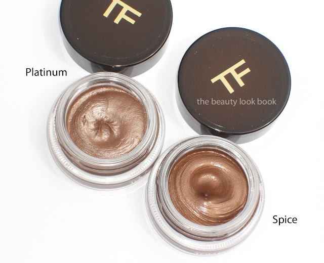 The Beauty Look Book: Tom Ford Cream Color for Eyes in Platinum and Spice
