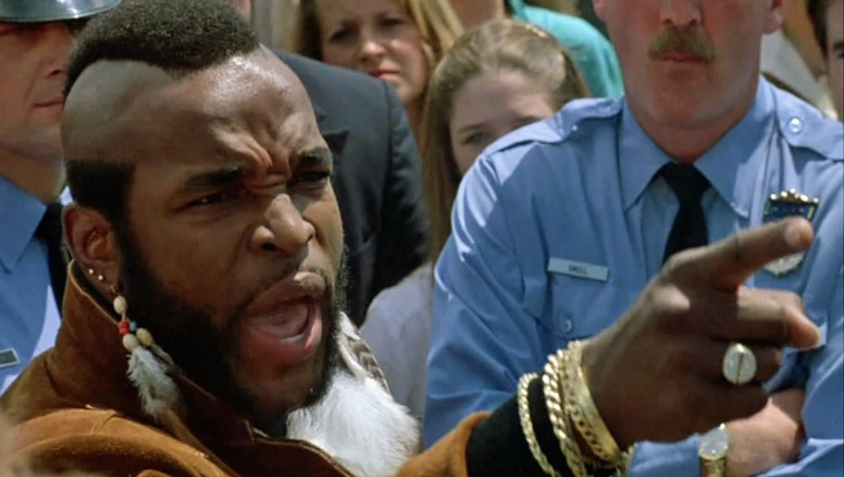 Mr. T als 'Clubber' Lang in ROCKY III (1982). Quelle: MGM/Sony Blu-ray Screenshot
