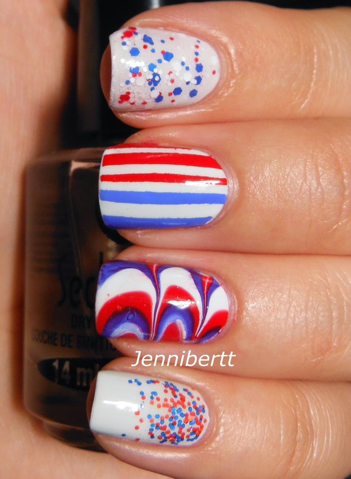 Jennibertt's Nails: 4th of July Nails