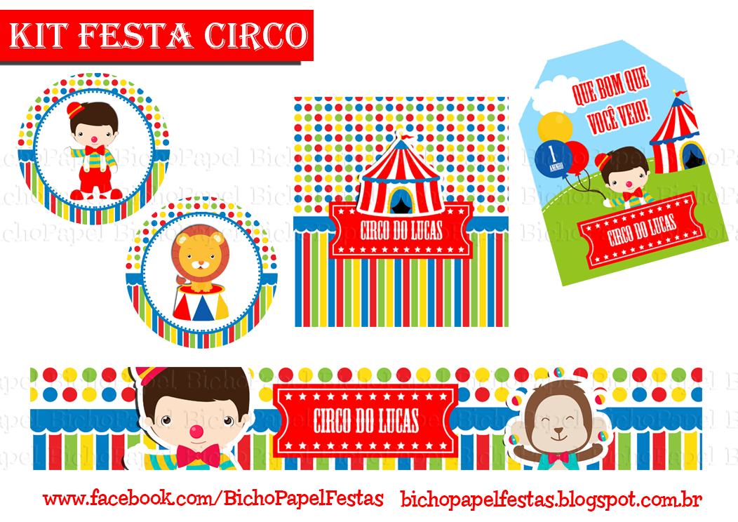 Kit Festa Circo