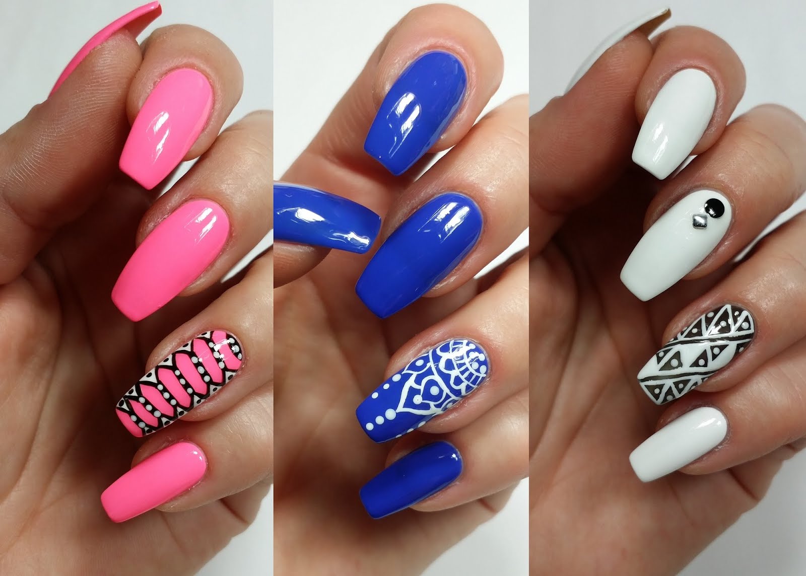 Easy Nail Art Designs for Short Nails Freehand