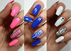 nail easy accent designs short nails freehand flower credits