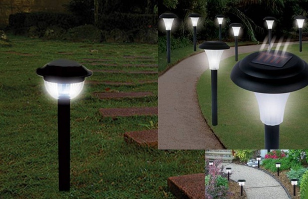 Aprovechamiento de la energia solar.1: Lamparas Solares en el JardÃn lamparas solares para terraza