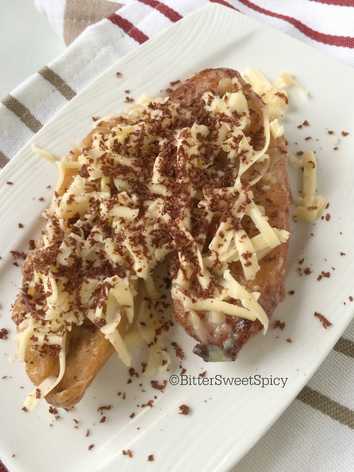 BitterSweetSpicy ChocoCheese Banana Fritters