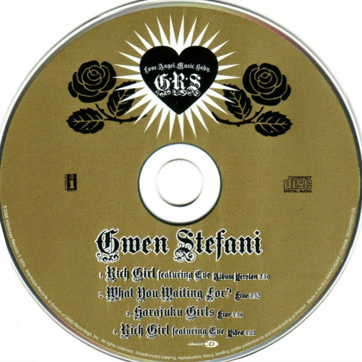 Single Gwen Stefani Rich Girl (feat. Eve) Encartes Pop