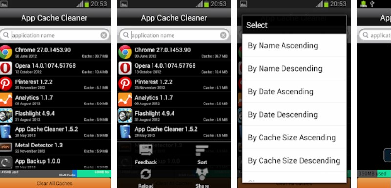 app cache cleaner