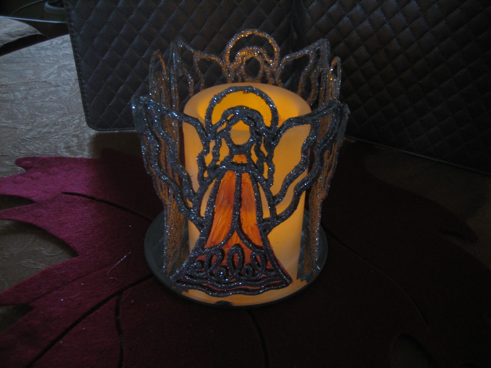 ReCreations DIY Angel Candle Decoration