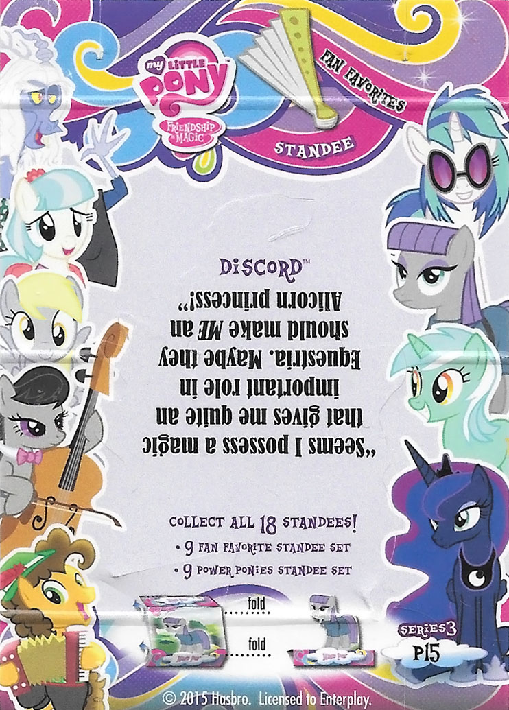 My Little Pony Discord Series 3 Trading Card MLP Merch