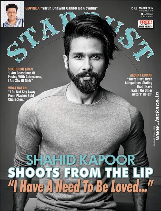 The Super-Cool Shahid Kapoor Killin' It On The Cover Of Stardust Magazine