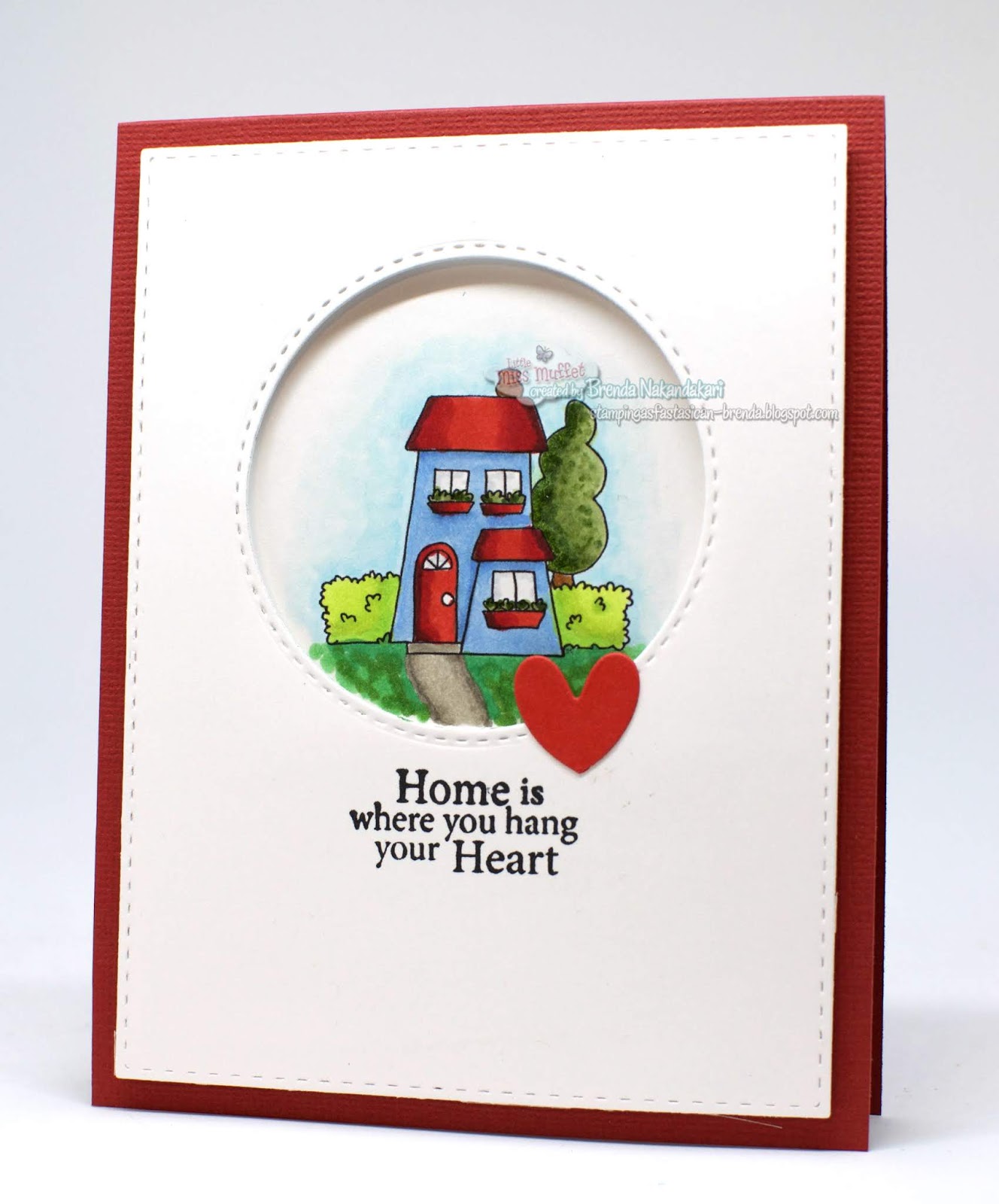 Stamping as Fast as I Can! Little Miss Muffett Backyard Houses BBQ