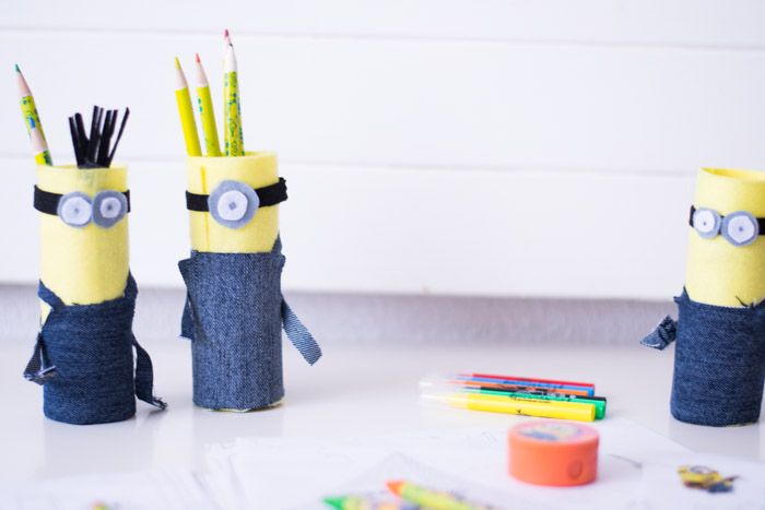 Portalapices diy y Mochila Minions La Redoutte