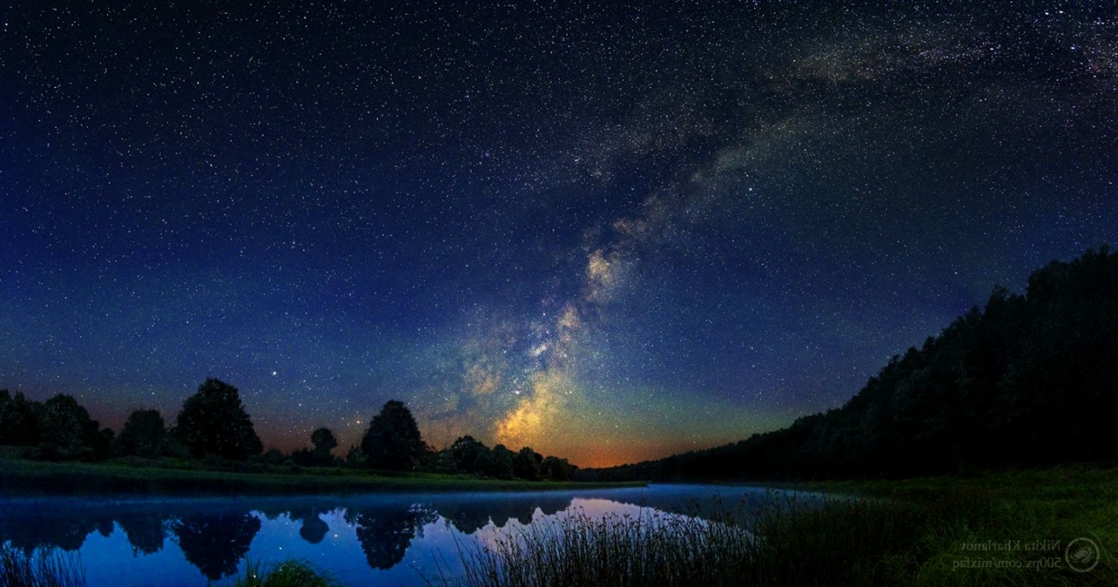 night Sky Night Sky Galaxy Milky Way Space Wallpapers HD