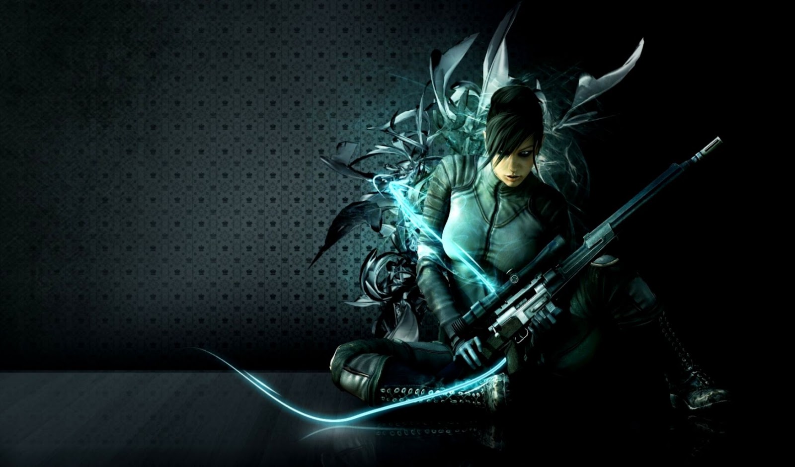 y Female Sniper Wallpaper Desktop