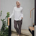 Baju Ootd Putih Hijab