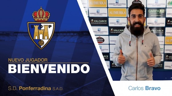 Oficial: Ponferradina, firma Carlos Bravo