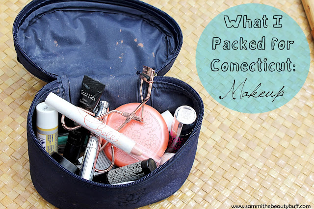 What I Packed for Connecticut: Makeup
