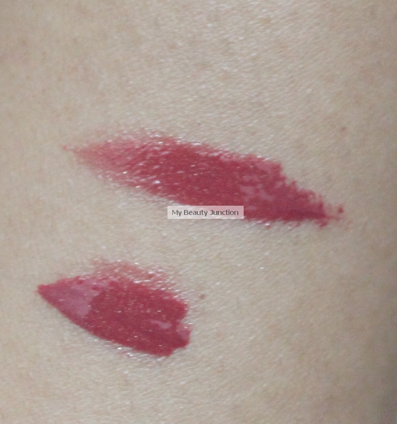 Swatch and review of Bare Minerals Pretty Amazing Lipcolor in Courage