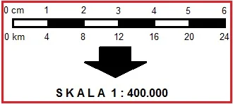 Skala peta peta dunia dengan garis bujur dan lintang