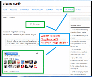Ringankan loading blog - Ubah kedudukan widget follower Ringankan loading blog - Ubah kedudukan widget follower