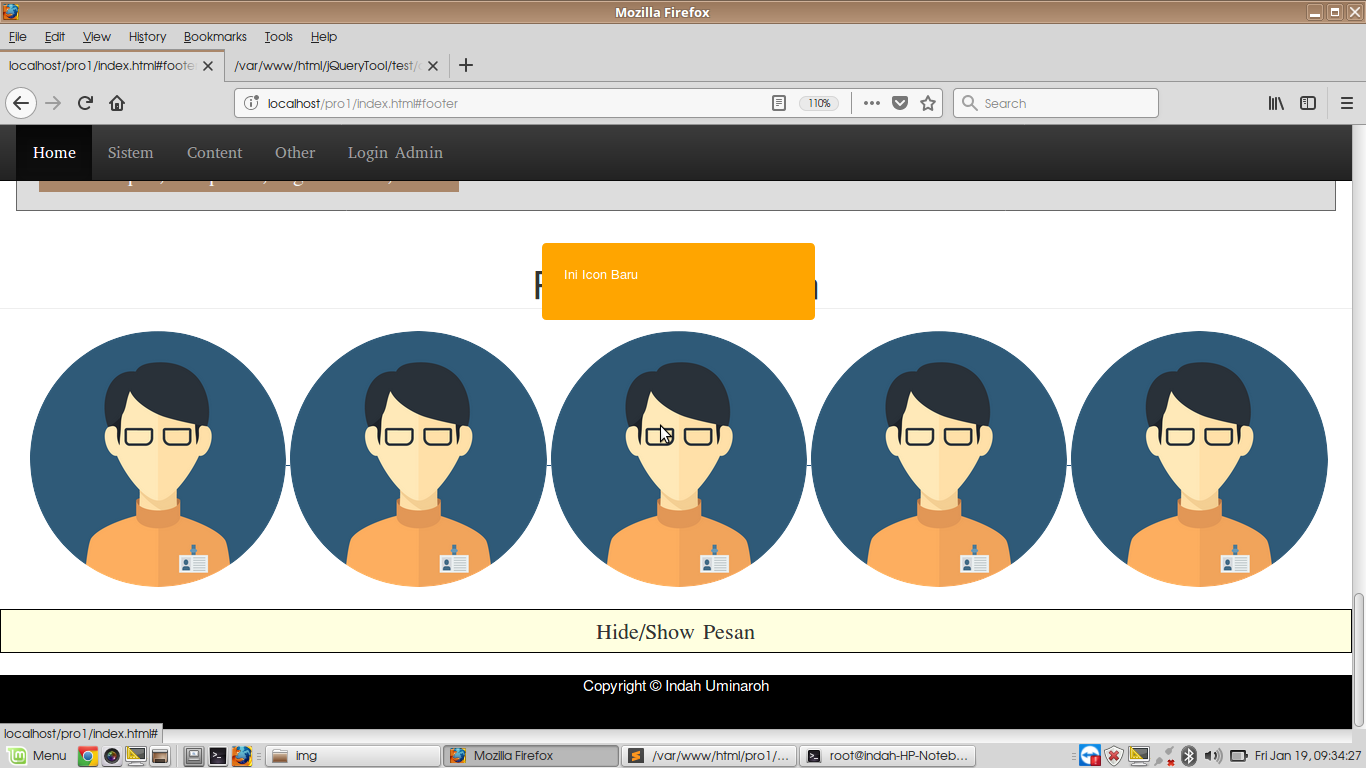 Implementasi jQuery →Overlay - Indah Uminaroh's Blog
