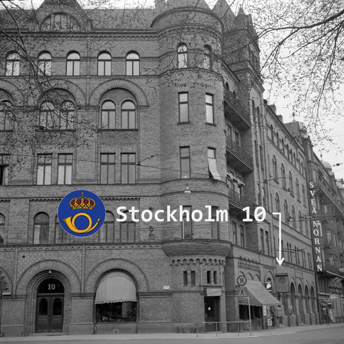 Swedish Definitive Stamps 1937 to 1973 Addresses can be tricky