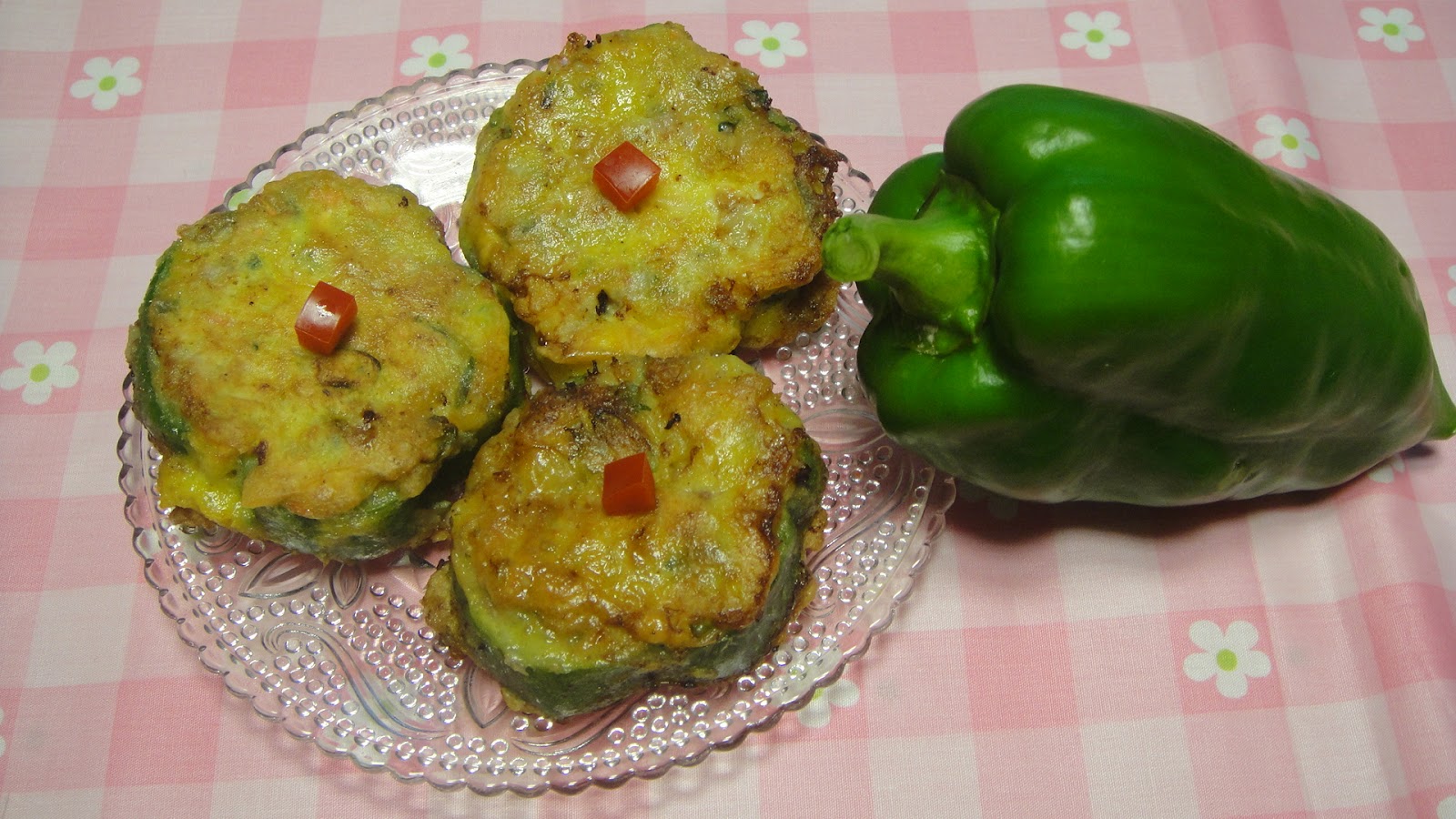 Kimchi House Pan fried Bell Pepper/피망전/ 灯笼椒煎饼