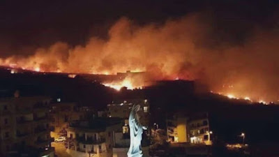 لبنان يحترق, الازمة خارج السيطرة, جامعة رفيق الحريرى, حرائق تثير الرعب, مدينة المشرف, لحظات مؤلمة, 