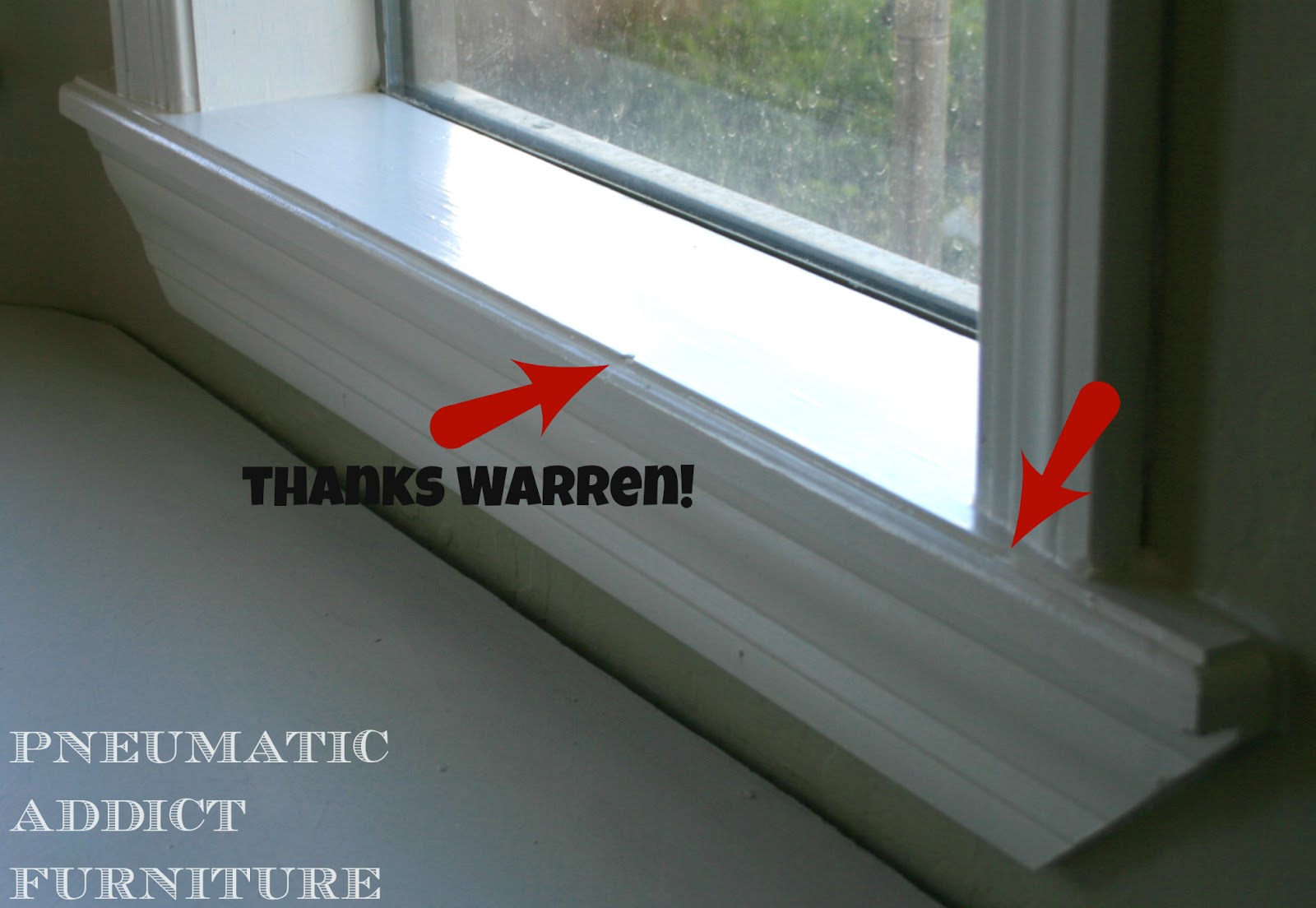 Putting on Eyeliner: DIY Window Trim | Pneumatic Addict