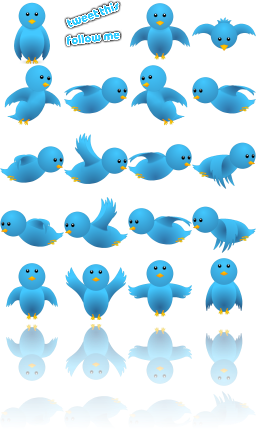 Gadget Burung Twitter Terbang Di Area Blog ~ Kumpulan Data 