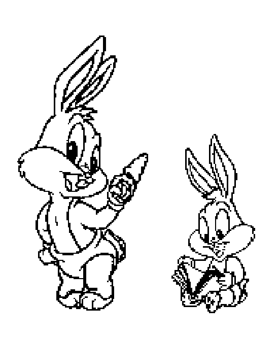 baby bugs bunny coloring pages - photo #48