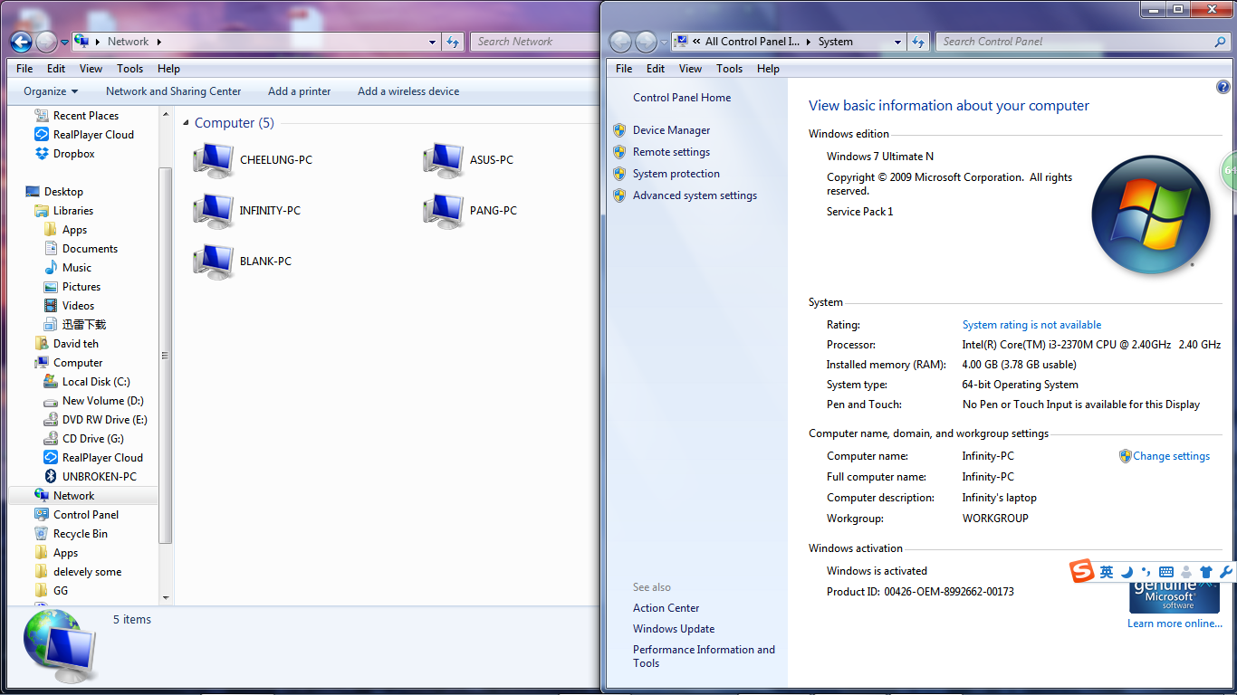 TCS 4063 2014/15: HOW TO MAKE A SIMPLE WORKGROUP IN YOUR HOME