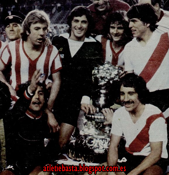 Billet Collector 1974 - Trophée Villa De Madrid - Atlético Madrid Vs San Lorenzo