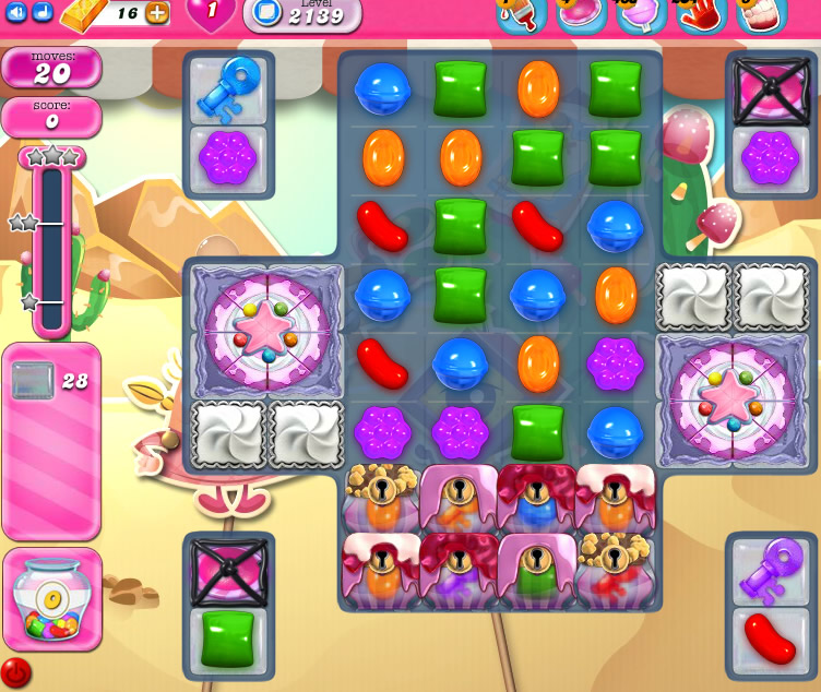 Candy Crush Saga level 2139 Candy Crush Saga level 2139