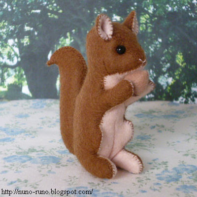 Squirrel has a nut
