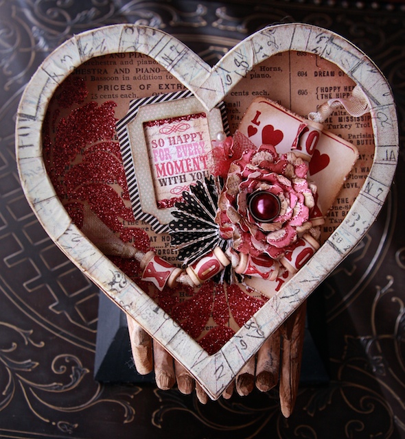 My Valentine . Heart shaped box