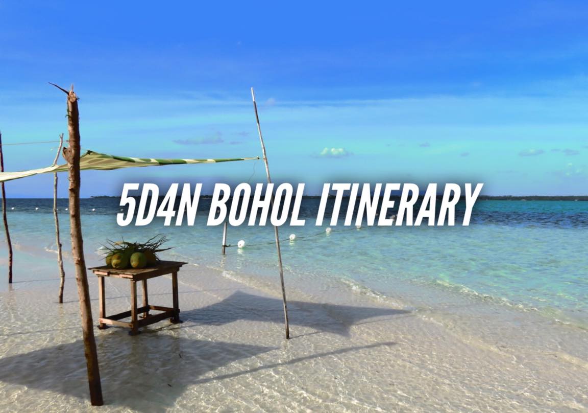 SAMPLE BOHOL ITINERARIES for 3, 4, 5, 6 Days Tour or More for 2023