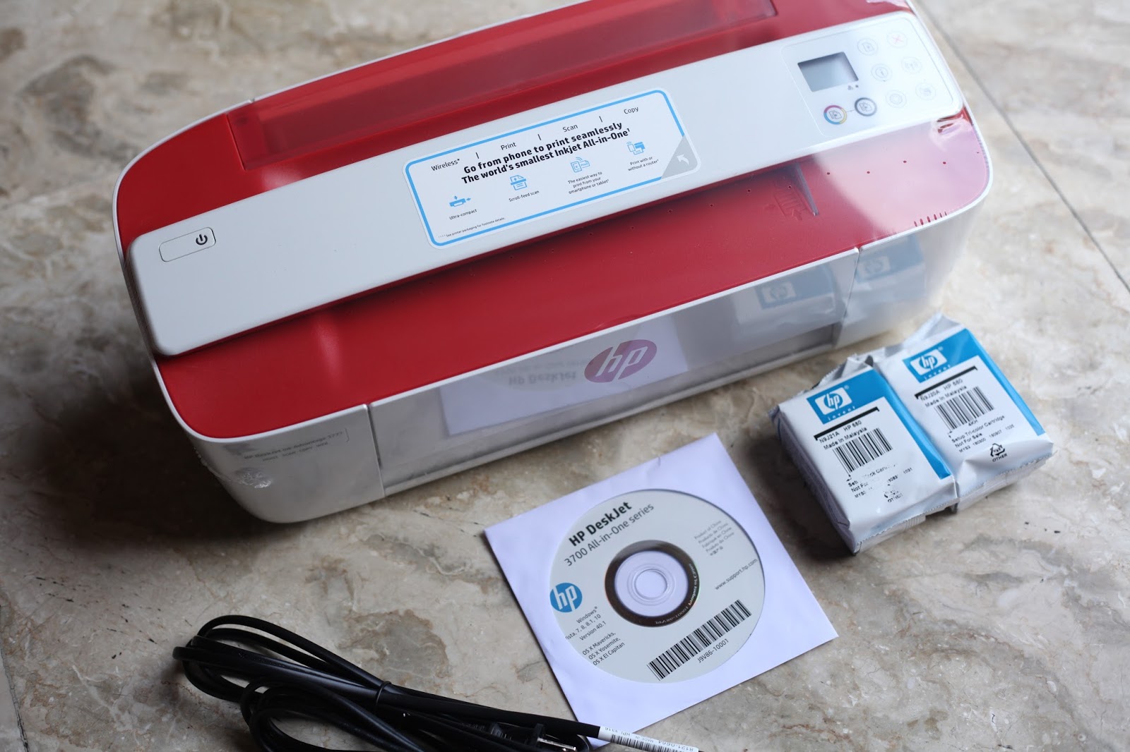 HP DeskJet Ink Advantage 3777 World’s Smallest Inkjet AllinOne Printer Hands On Review